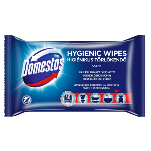 Domestos Higiénikus Törlőkendő Ocean
