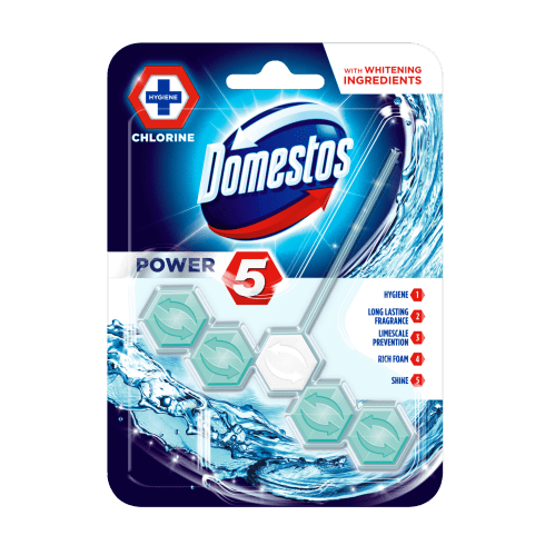 Domestos power5 wc frissítő blokk chlorine