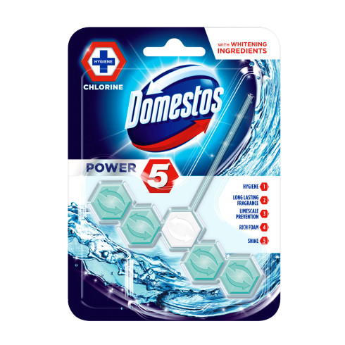 Domestos power5 wc frissítő blokk chlorine