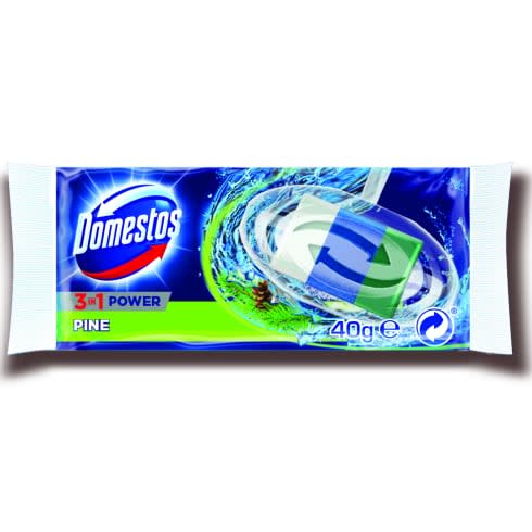 A Domestos 3in1 WC-frissítő kellemes friss illatot biztosít a WC-ben, miközben segít tisztán tartani a WC-jét.