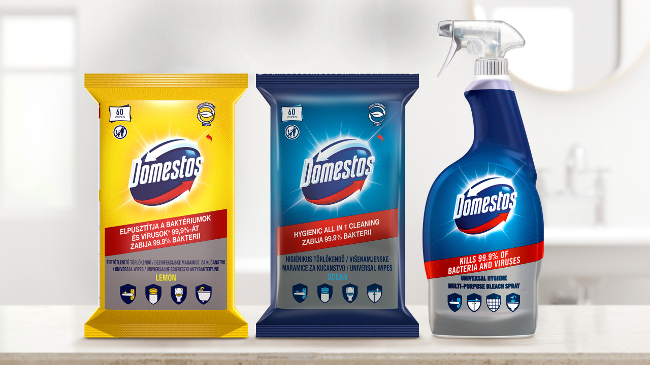 Domestos Higiénikus Törlőkendő És Lefolyótisztító