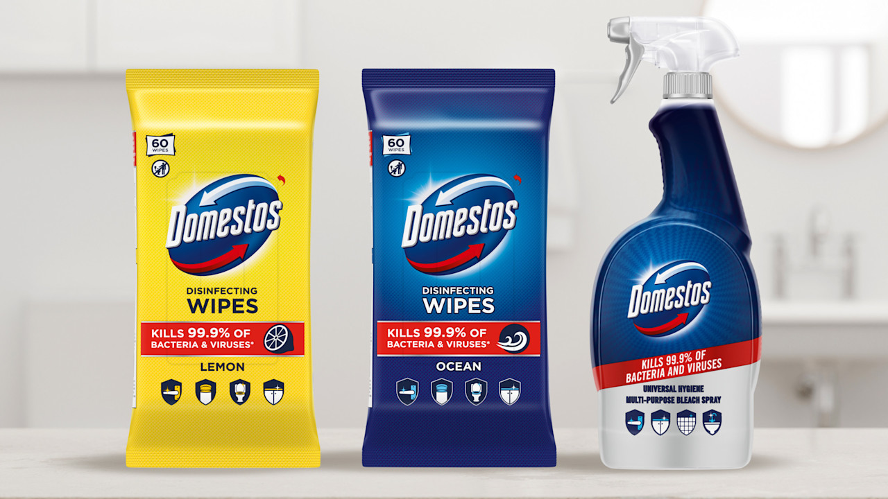 Domestos Higiénikus Törlőkendő És Lefolyótisztító
