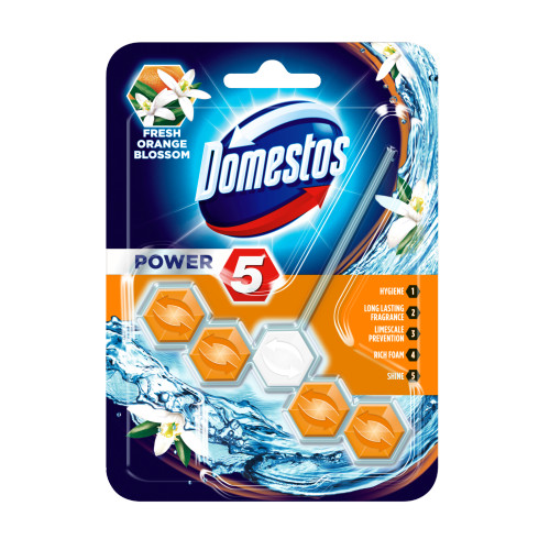 Domestos power5 wc frissítő blokk fresh orange blossom