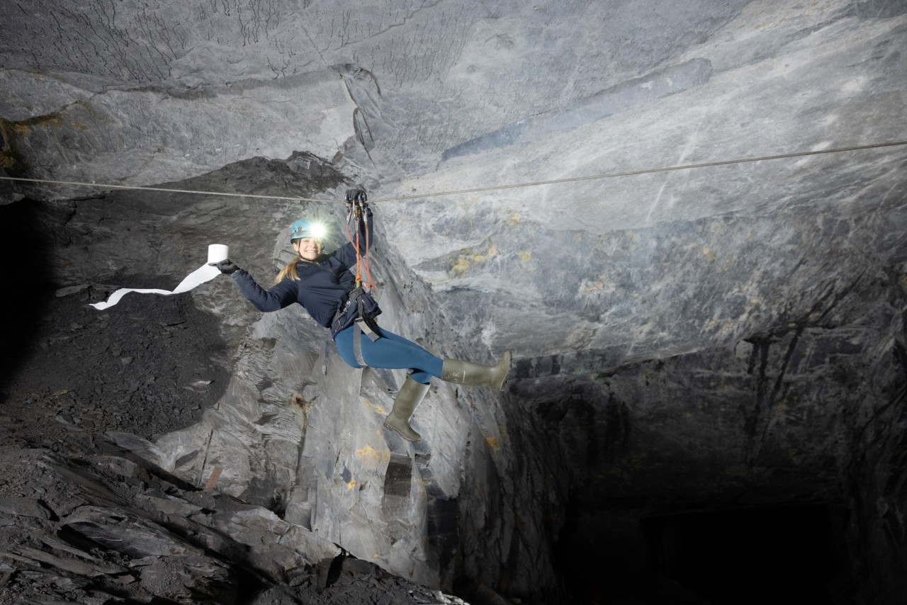 zip wire through cave