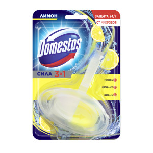 Блок гигиенический для унитаза 3в1 Domestos Лимонная свежесть