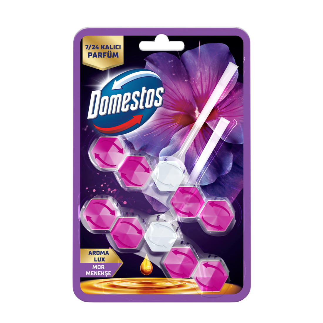 Domestos Aroma Lux Tuvalet Bloğu Hibiskus & Kırmızı Meyveler