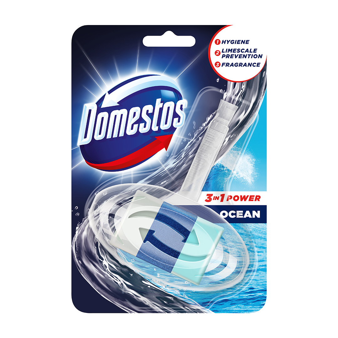 Domestos 3 in 1 Ocean Rim Block