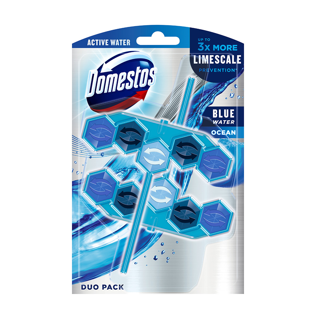 Domestos Blue Water WC-frissítő blokk Ocean