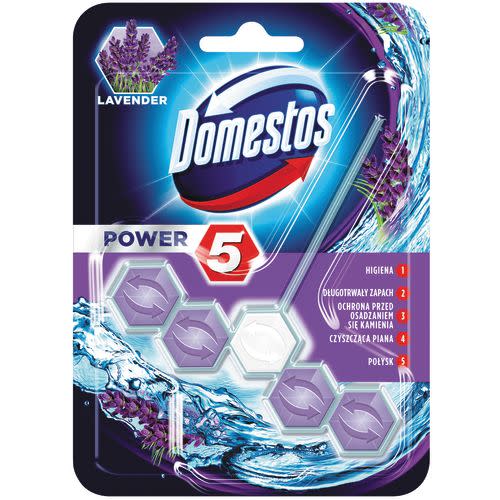 Kostka toaletowa Domestos Power5 Lavender 1x55g