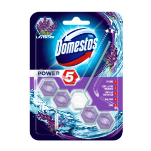 Domestos power5 wc frissítő blokk lavender