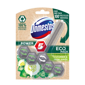 DOMESTOS ECO RIMBLOCK CUCUMBER & FRESH LEAVES
