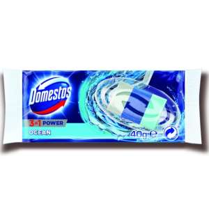 A Domestos 3in1 WC-frissítő kellemes friss illatot biztosít a WC-ben, miközben segít tisztán tartani a WC-jét.