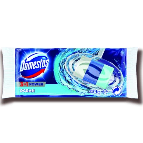 A Domestos 3in1 WC-frissítő kellemes friss illatot biztosít a WC-ben, miközben segít tisztán tartani a WC-jét.