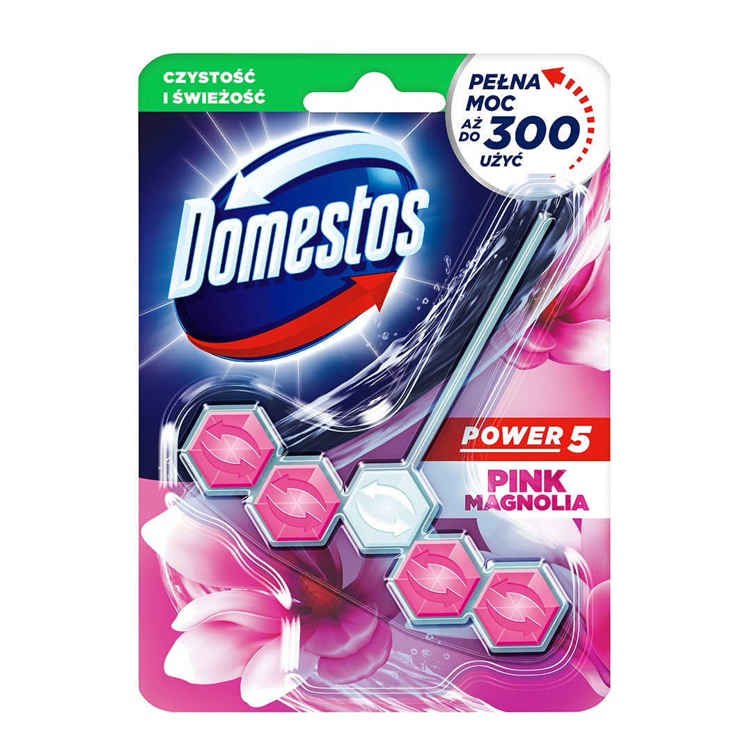 Domestos power5 wc frissítő blokk pink magnolia