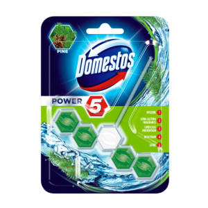Domestos power5 wc frissítő blokk pine