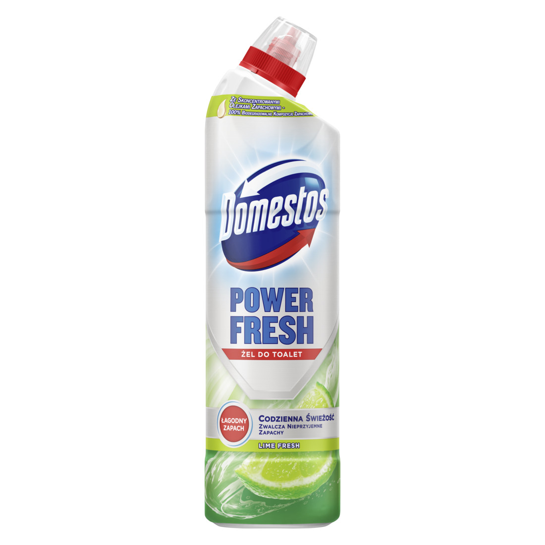 Płyn do czyszczenia toalet Domestos power fresh lime