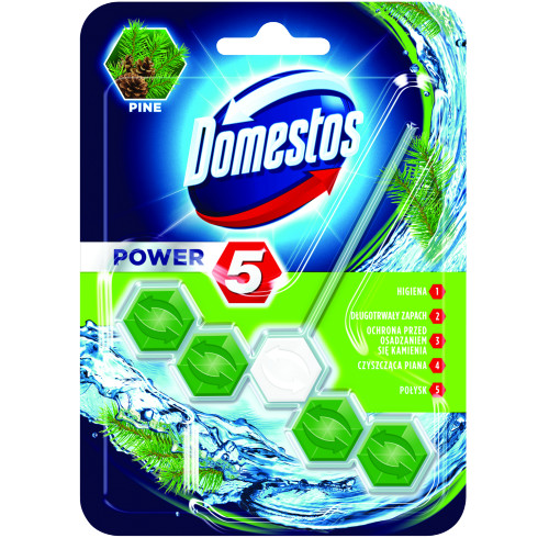 Kostka toaletowa domestos power5 pine